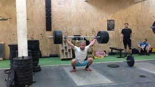 Snatch: 130 x 1 rep by Mike Bjerregaard