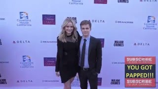 Virginia Gardner And Graham Patrick Martin Arriving To The Covenant House Of Californias Annual Fun
