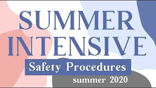 2020 Summer Safety Procedures | Dancemakers of Atlanta