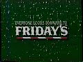 1992 Friday's TGIF "Christmas Gift Certificates" TV Commercial