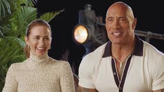 Dwayne Johnson And Emily Blunt Funny Moments