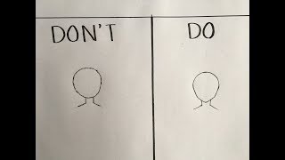 Do's and Don'ts in drawing anime head