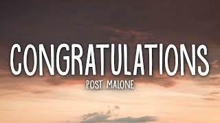 Watch Post Malone Congratulations video