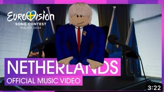 Joost Klein - Europapa Netherlands Official Music Video Roblox Eurovision 2024