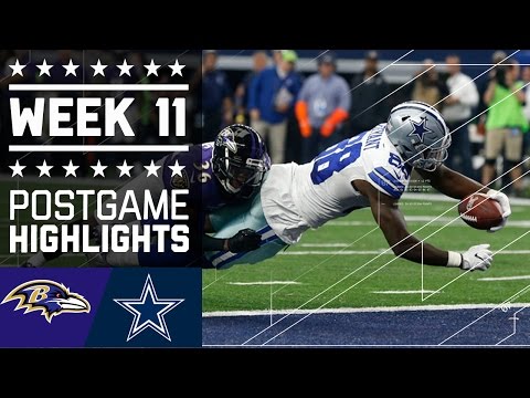 Ravens Vs Cowboys Nfl Week 11 Game Highlights Ravens Vs Cowboys Nfl Week 11 Game Highlights