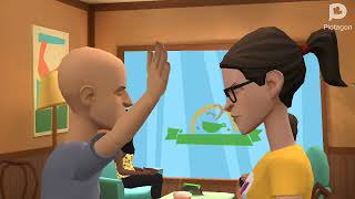 Clic Caillou Misbehaves At Burger Kinggrounded S4 Ep2
