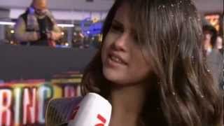 Interview with Selena Gomez at the Premiere of Spring Breakers in Berlin, German