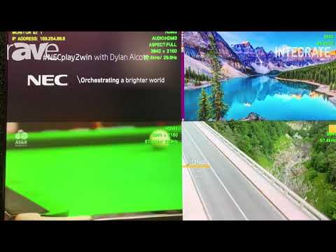 Integrate 2019: NEC Display Overviews V984Q V Series 98″ Commercial Display