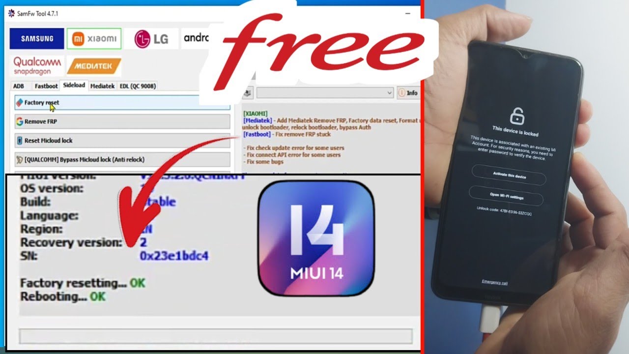 Xiaomi Mi Account/Frp/Password Unlock || MIUI14 || MI Xiaomi Mi Account/Frp/Password Unlock || MIUI14 || MI