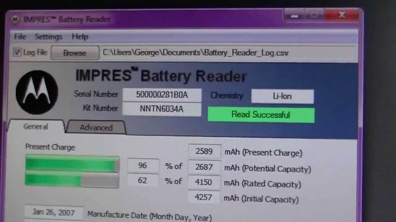 Motorola Impres Battery Data Reader &amp; Software Kit - Motorola XTS, APX ...