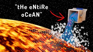 What Happens If We Pour Earths Ocean On The Sun? - Simulated By Minecraft