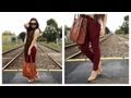 OOTD - Burgundy jeans & Leopard print