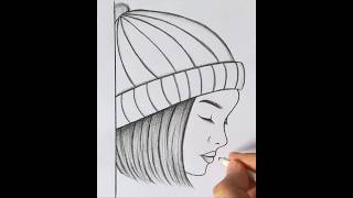 Beautiful Girl Drawing #Drawing #Drawingtutorial #Pencilsketch #Art #Satisfying #Artvideo #Viral