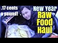 My Raw Food Haul & How to Get Organic Bananas for 17 Cents a Pound!