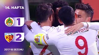 Alanyaspor 1-2 Kayserispor 14. Hafta - 201718