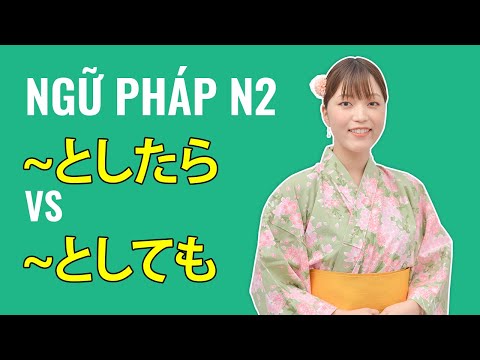 Học ngữ pháp N2: ~としたら、~としても