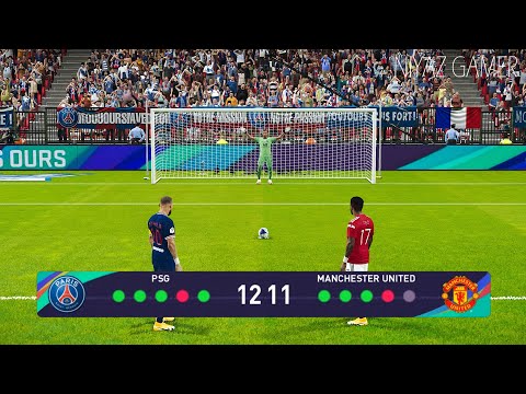 PES 2021 | PSG vs Manchester United | Penalty Shootout | Gameplay PC