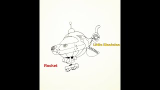 How To Draw Rocket From Little Einsteins Step By Step