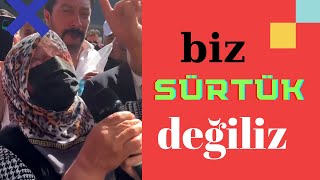 Türbanlı Abladan Hurbaşkanına Sürtük Tepkisi Biz Sürtük Değiliz Meral Akşener Mi̇ti̇ngi̇