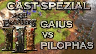 Age of Empires III Special Cast - 1 - GeneralPilophas vs Gaius Julius Caesar