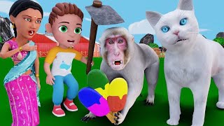 बलल और बनदर क आइसकरम 2 Bili Ke Bache Chintu Ki Diwali Comedy Video Cs Bisht Vines