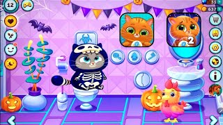 Getting Ready For Halloween. Bubbu 2. Part On Android. Gameplay.