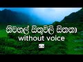 Niwahal Sithuwili Sithana Karaoke (without voice) නිවහල් සිතුවිලි | Sinhala Music Tracks