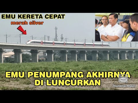 PERDANA..!! akhirnya yang di tunggu muncul juga KERETA CEPAT untuk penumpang di luncurkan