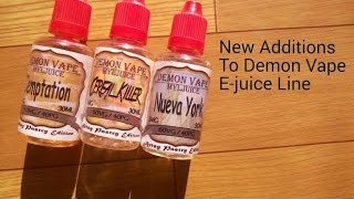 Demon Vape: New Gourmet Flavors