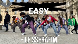 [KPOP IN PUBLIC | PARIS] LE SSERAFIM (르세라핌) - EASY Dance cover by Bloodmoon