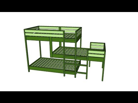 Triple Bunk Bed Plans