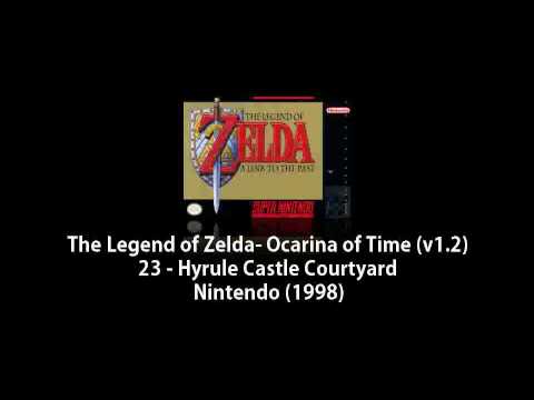 N64 - The Legend Of Zelda- Ocarina Of Time V12 - 23 - Hyrule Castle Courtyard
