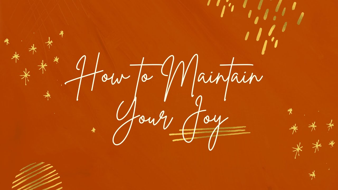 How To Maintain Your Joy | Faith Assembly of God | Sunday Worship Service