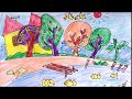 Draw My Garden in the morning - Vẽ khu vườn vào buổi sáng