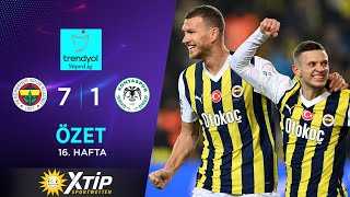 Merkur-Sports | Fenerbahçe (7-1) T. Konyaspor - Highlights/Özet | Trendyol Süper