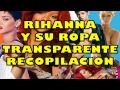 RIHANNA vestido TRANSPARENTE