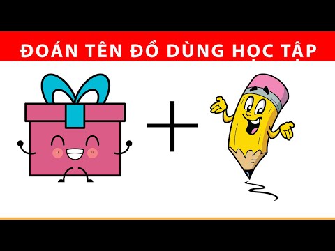 Bạn có thể đoán tên ĐỒ DÙNG HỌC TẬP qua hình ảnh ?