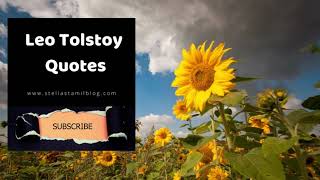 Leo Tolstoy says | Quotes
