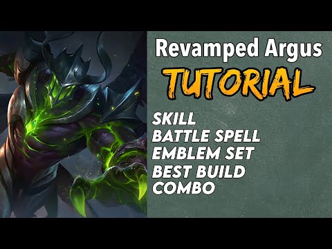 HOW TO USE REVAMPED ARGUS FAST | Tutorial | Guide | Best Build | Combo | Argus Revamp Gameplay -MLBB