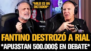 Fantino Destrozó A Rial Y Se Jugaron 500.000 En Debate Por Milei