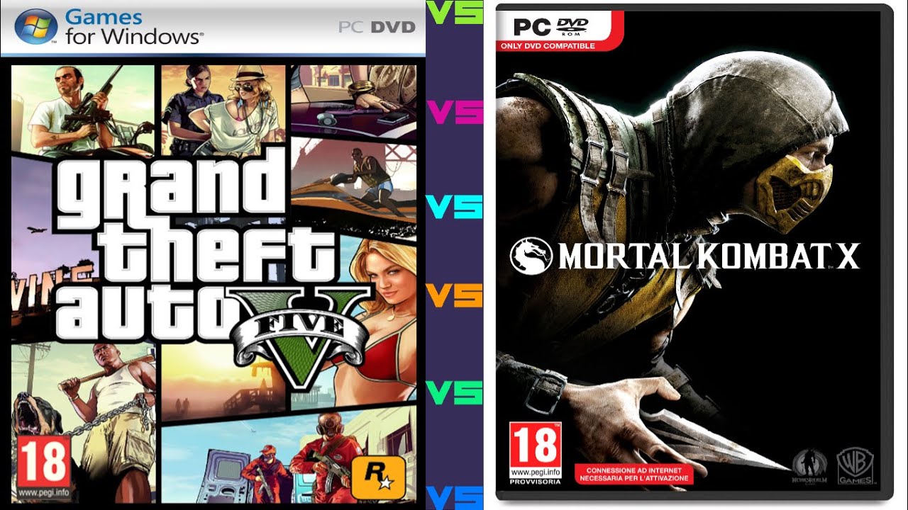 Mortal Kombat X vs GTA V, que eligen los PC Gamers?