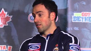 Draw 2 Media Scrum - 2013 Ford World Men's Curling Championship