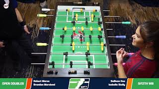 World Foosball Tour Sullivan Rue & Isabelle Stelly Vs Robert Mares & Brandon Moreland