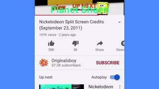 Nickelodeon Split Screen Credits
