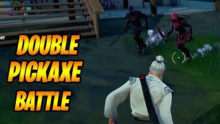 Double Pickaxe Battle - Fortnite Funny - Ps5