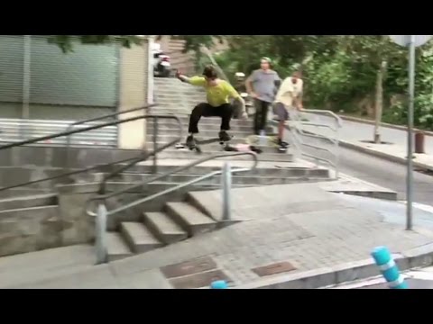 High Speed Gap to Rail Smith Grind to Hillbomb!?!! - Behind the Clips - Mathias Torres