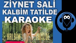 Ziynet Sali  /  Kalbim Tatilde  ( KARAOKE ) / Sözleri Remix Karaoke