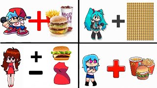 Fnf Fat Hatsune Miku 1000 Burgers ? Fnf Fat Girlfriend -All Clothes ? Fnf Animation Meme