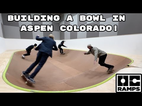Building a bowl in Aspen Colorado