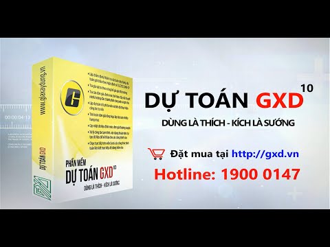 Video 3 - Chọn mẫu dự toán - Dự toán GXD 10
